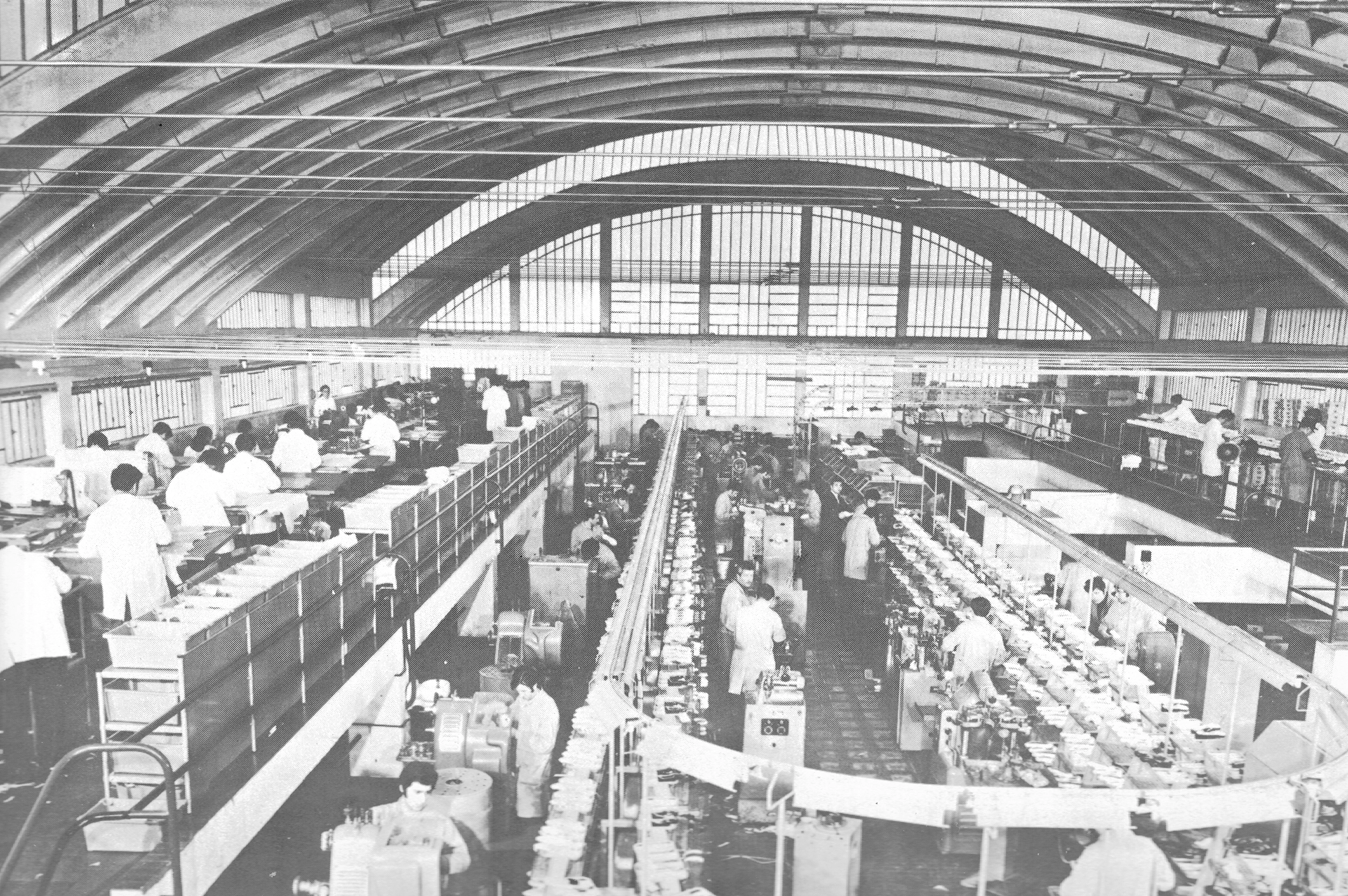 Reparto produttivo della Mirella di Sant'Elpidio a Mare, anni '70